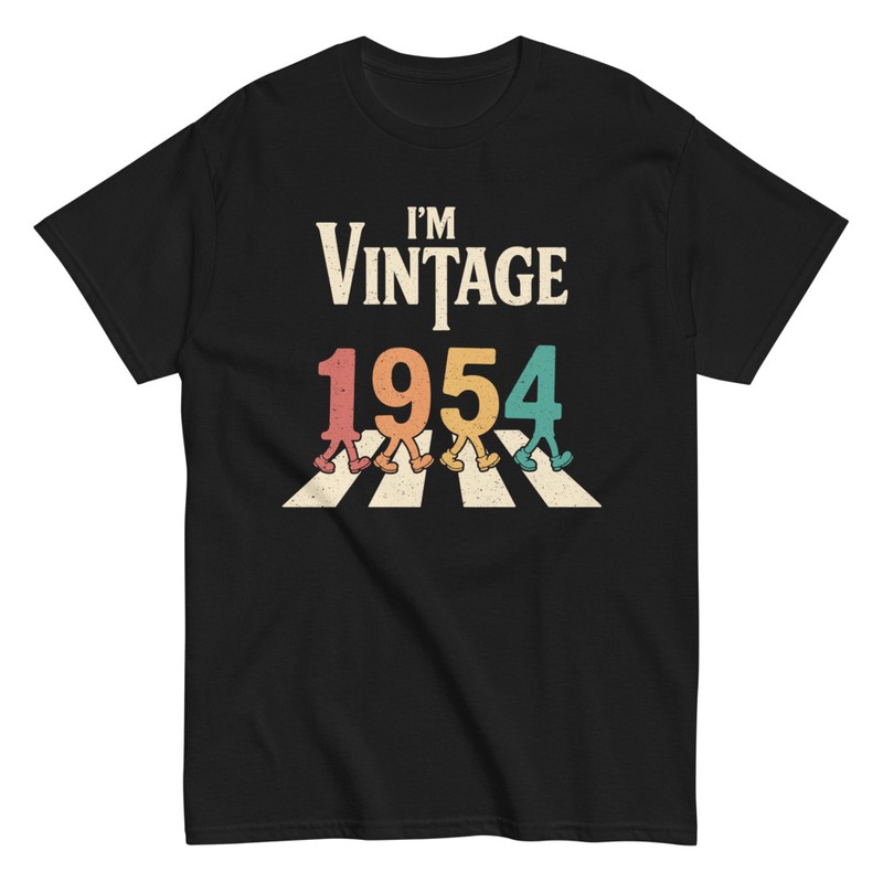 T-shirts: Vintage 1954 71. Geburtstag Abbey Road