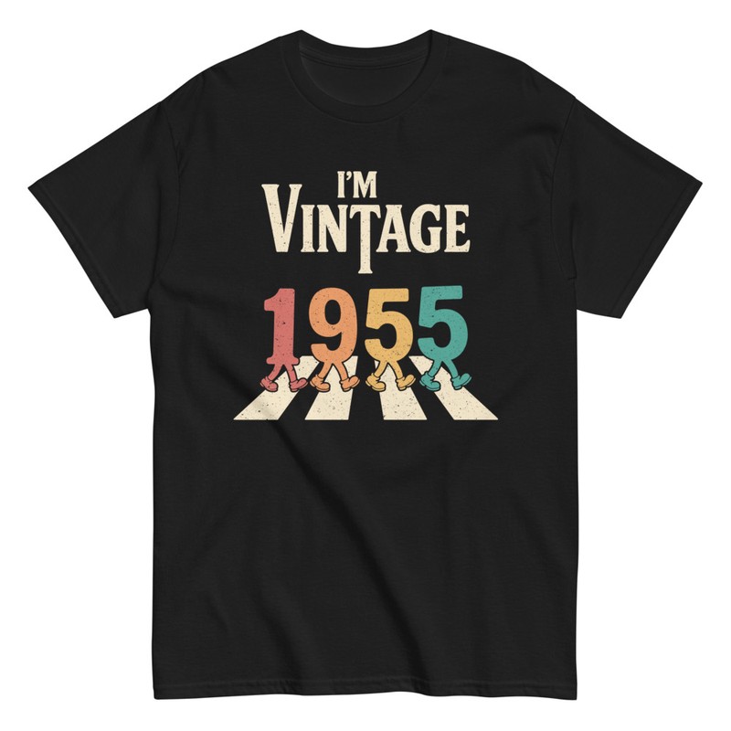 T-shirts: Vintage 1955 70. Geburtstag Abbey Road