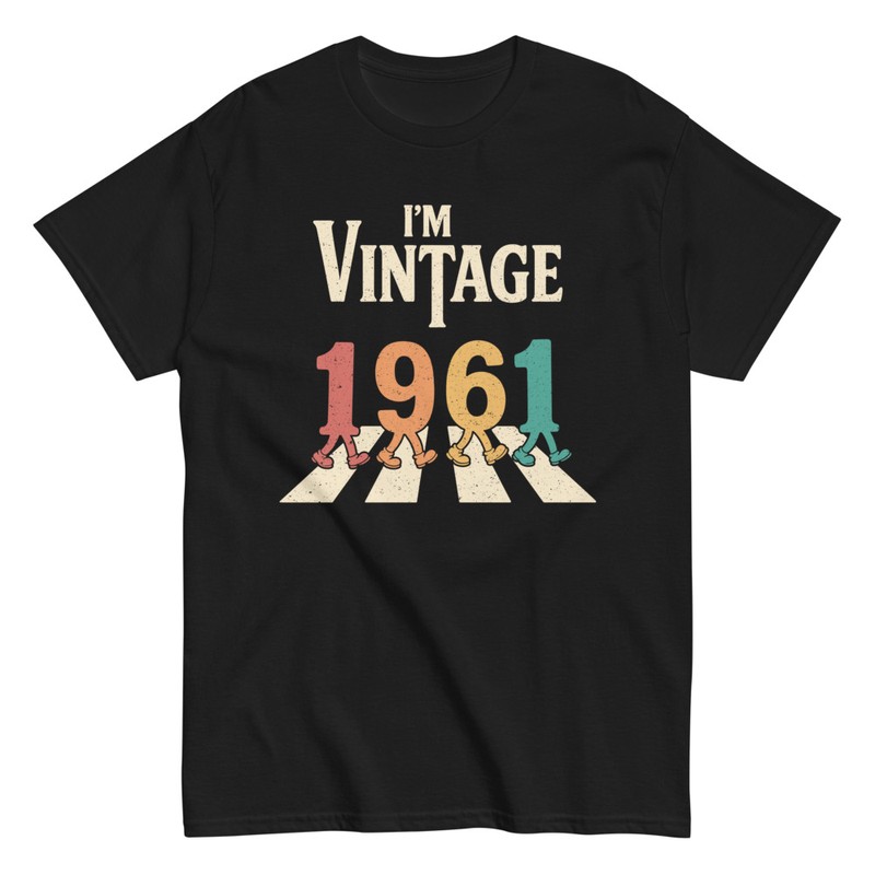 T-shirts: Vintage 1961 64. Geburtstag Abbey Road