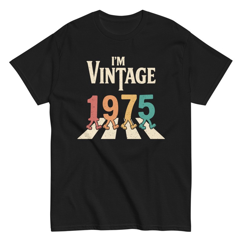T-shirts: Vintage 1975 50. Geburtstag Abbey Road