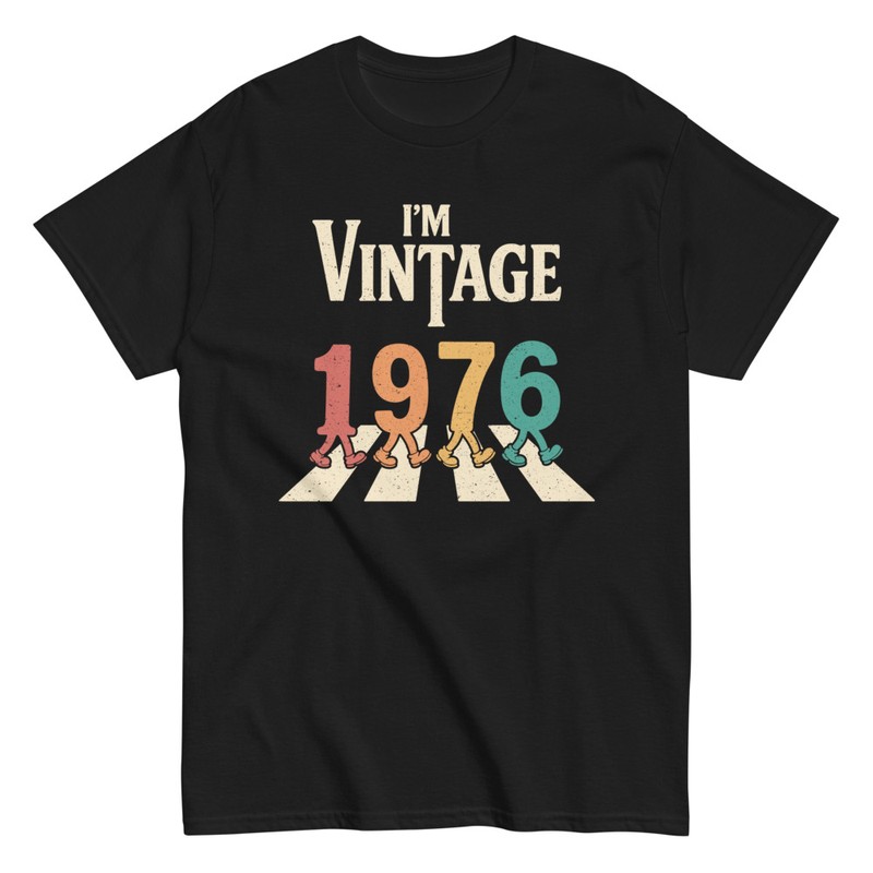 T-shirts: Vintage 1976 49. Geburtstag Abbey Road