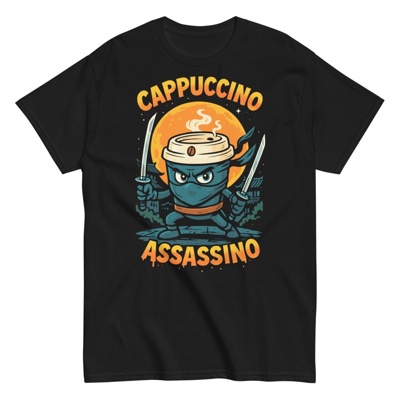 T-shirts: Cappuccino Assassino Ninja Kaffee