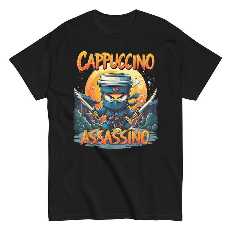 T-shirts: Cappuccino Assassino Ninja Kaffee