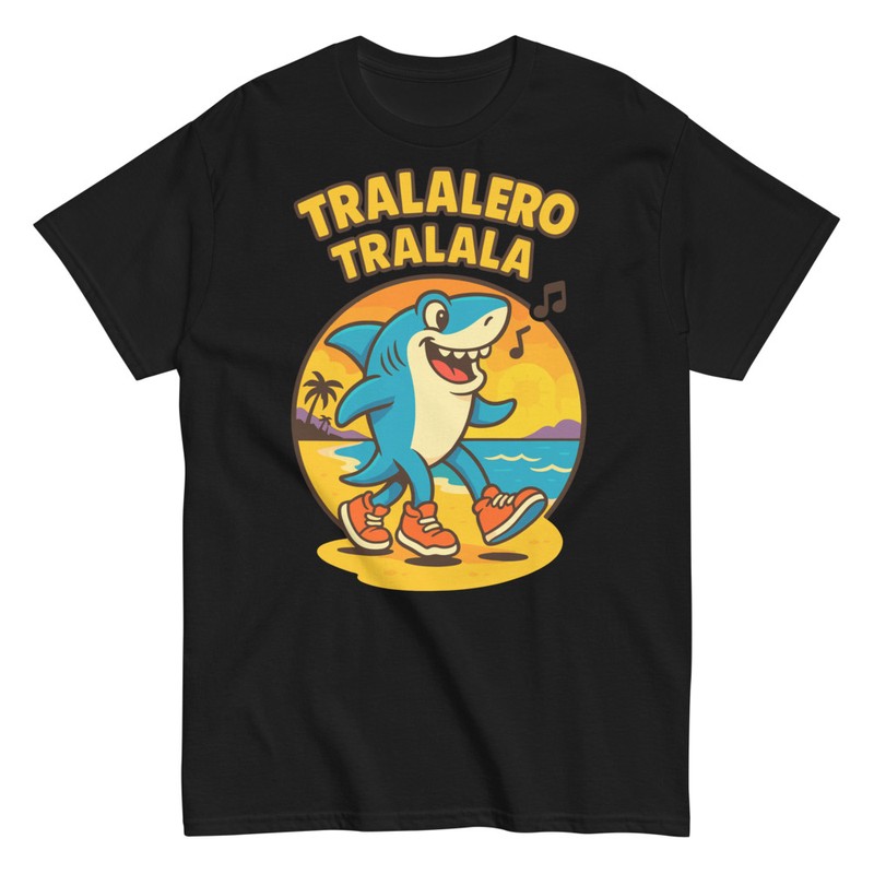 T-shirts: Tralalelo Tralala Laufender Hai Strand