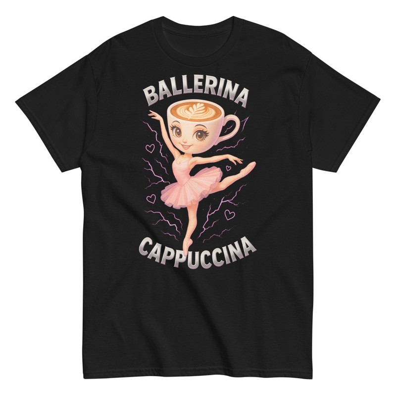 T-shirts: Ballerina Cappuccina Lustige Kunst