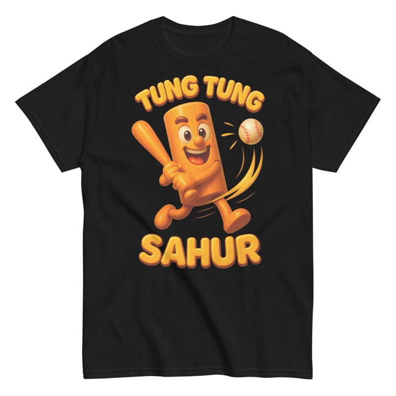 T-shirts: Tung Tung Sahur Baseball Lustig