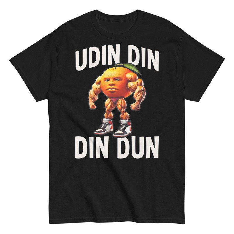 T-shirts: Udin Din Din Dun Muskel Orange