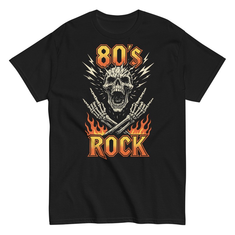 T-shirts: 80er Rock Heavy Metal