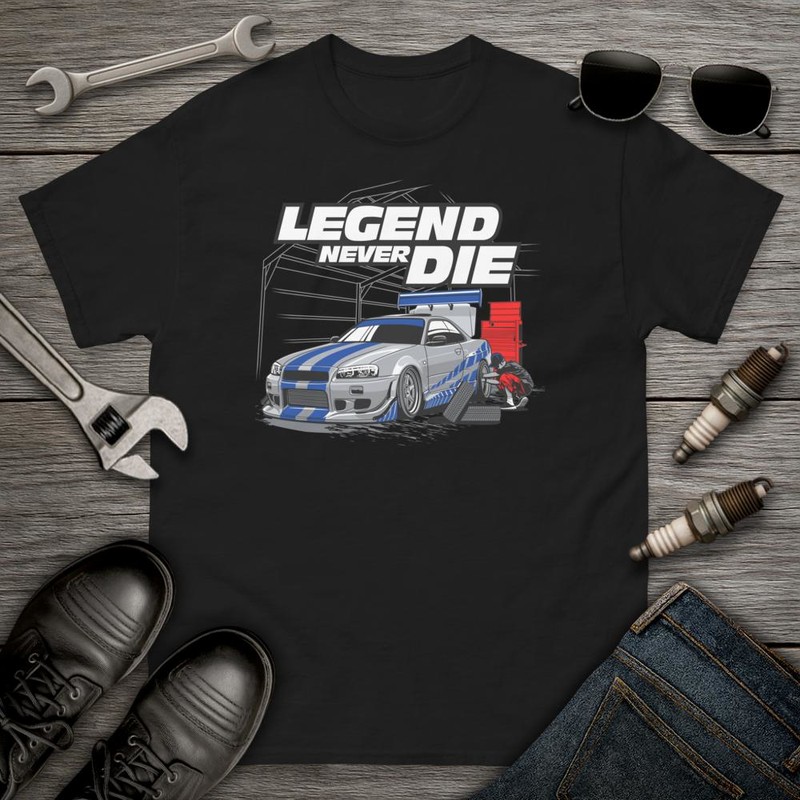 T-shirts: Legend Never Die Skyline