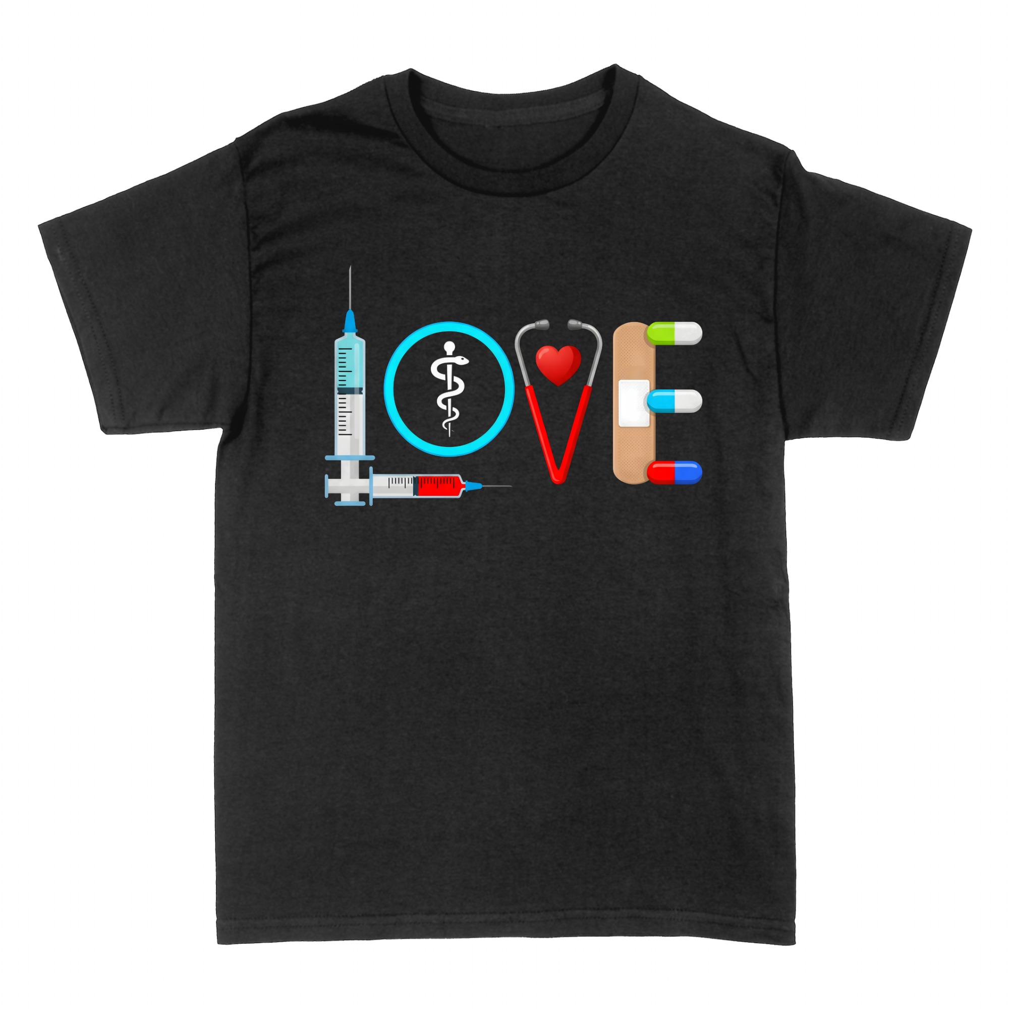 T-shirts: Krankenschwester LOVE Medizinische Symbole