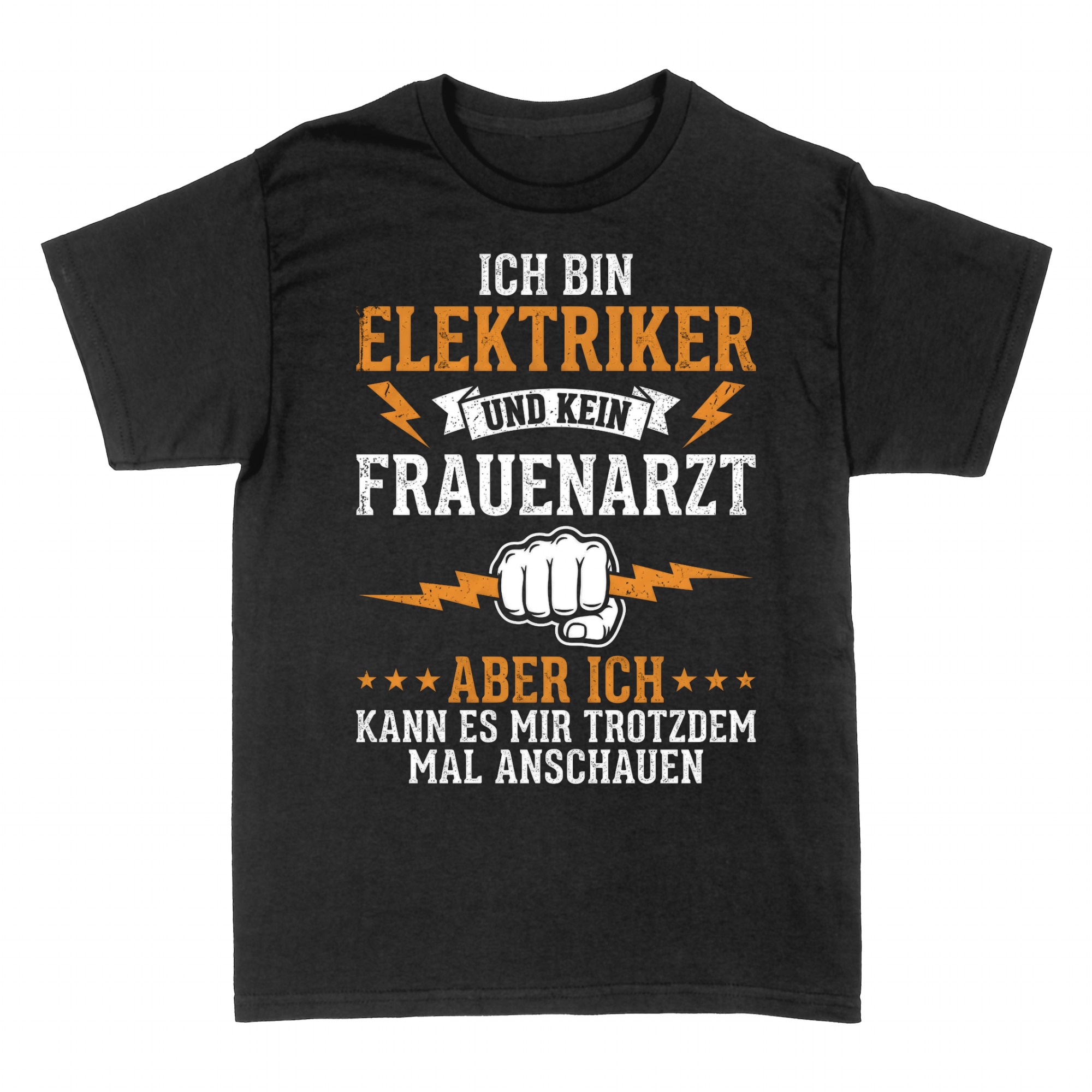 T-shirts: Elektriker kein Frauenarzt mit Faust