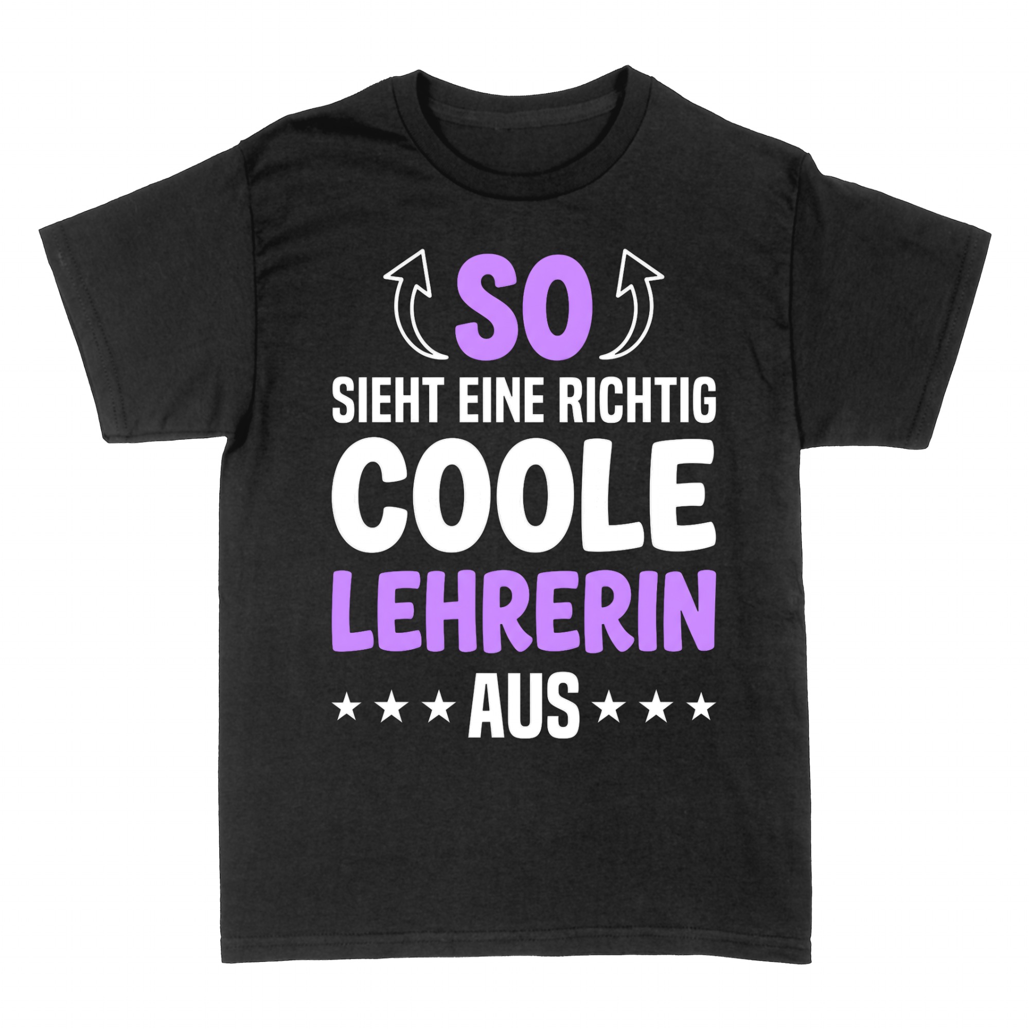T-shirts: So Sieht Eine Coole Lehrerin Aus Spruch T-Shirt