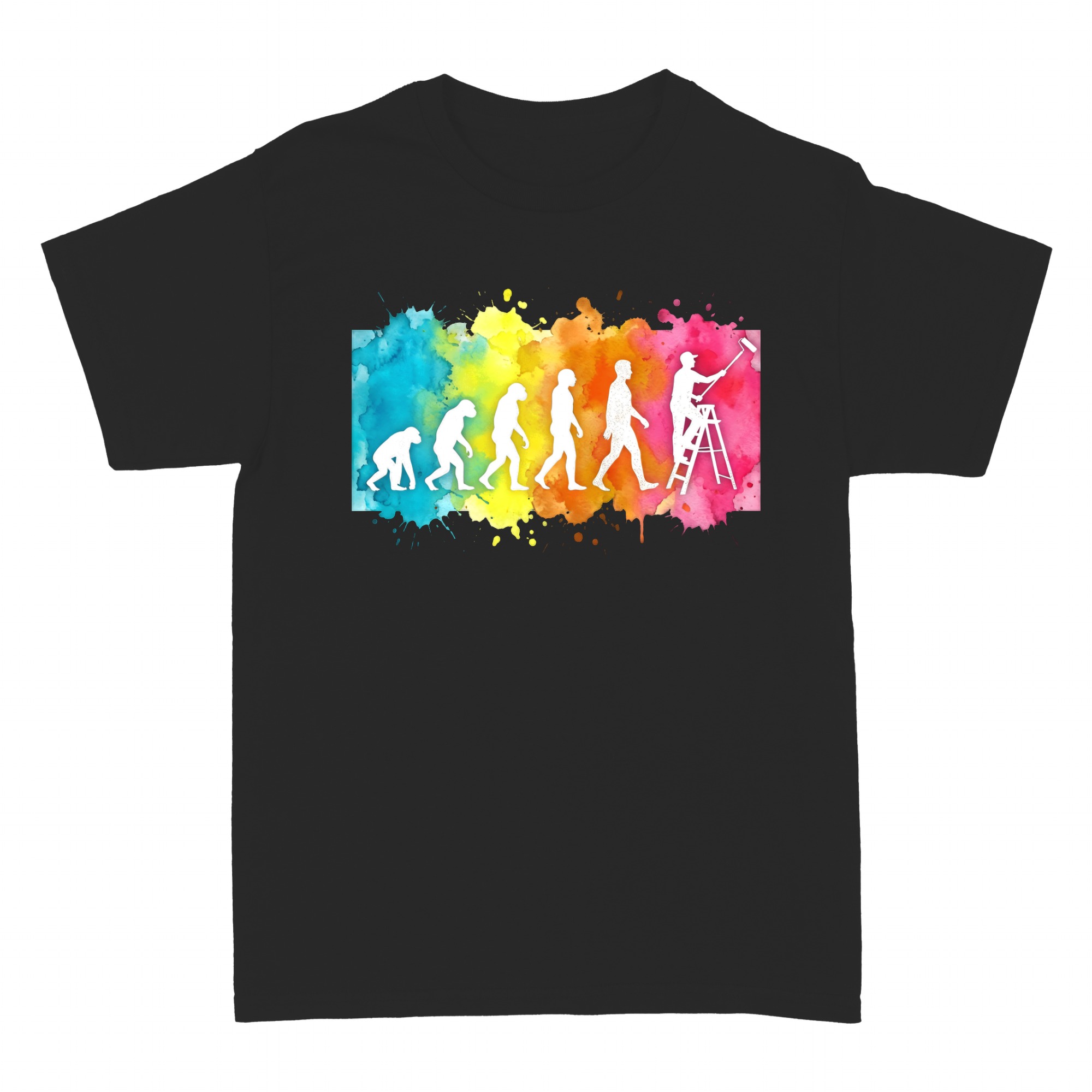 T-shirts: Maler Evolution Handwerker Motiv T-Shirt
