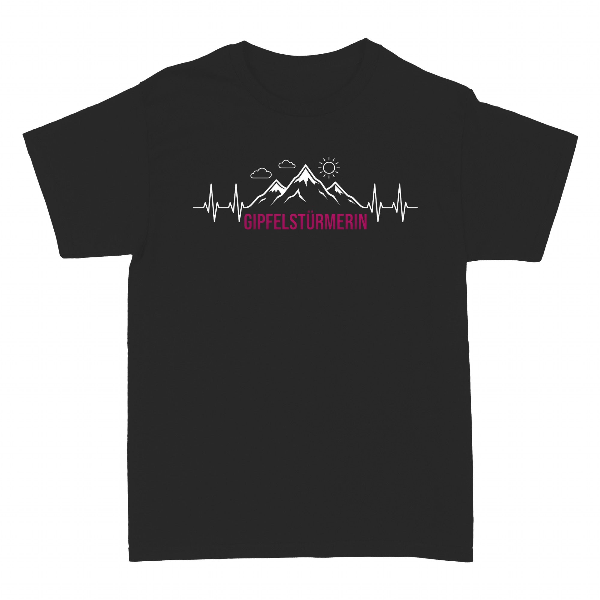 T-shirts: Berge EKG Herzschlag Wanderer T-Shirt