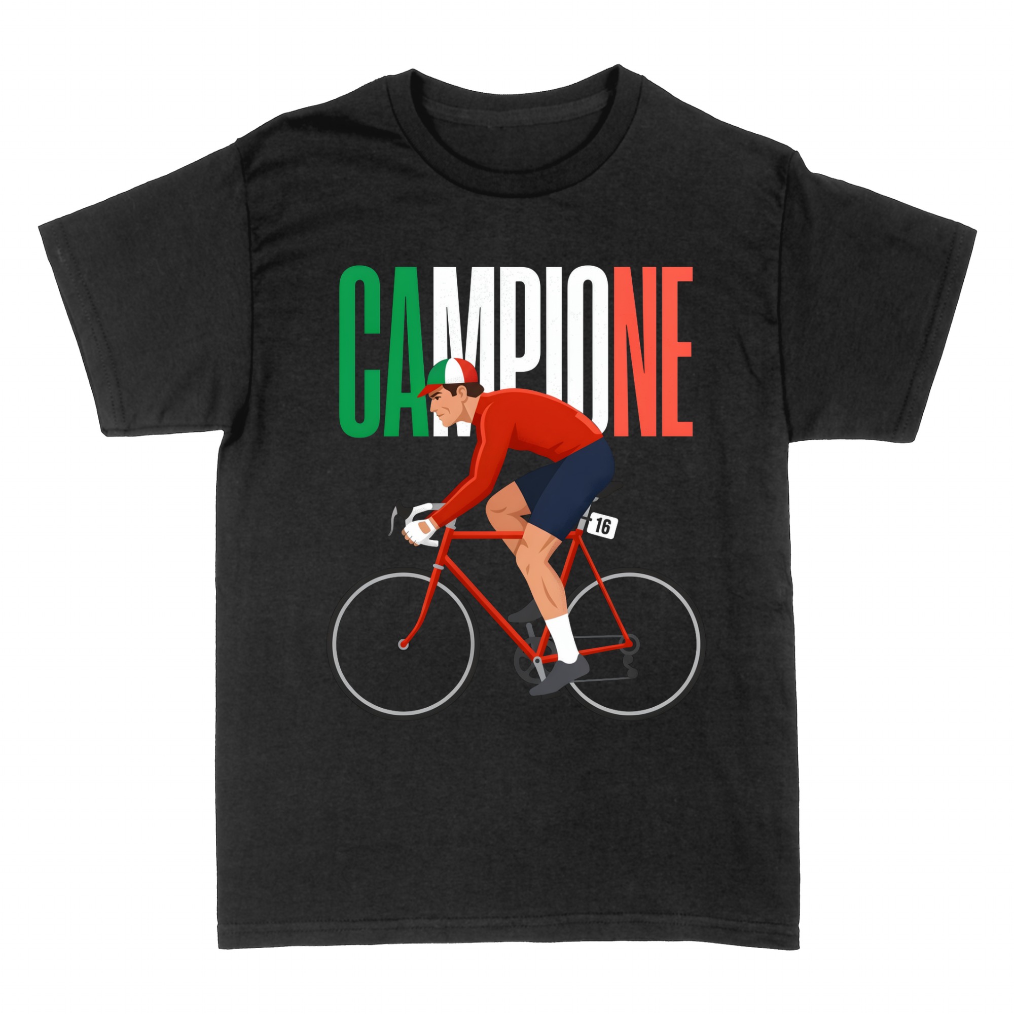 T-shirts: Campione Ciclismo Bici da Corsa T-Shirt