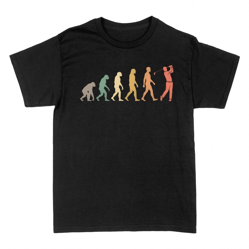T-shirts: Evolution des Golfers beim Schwung