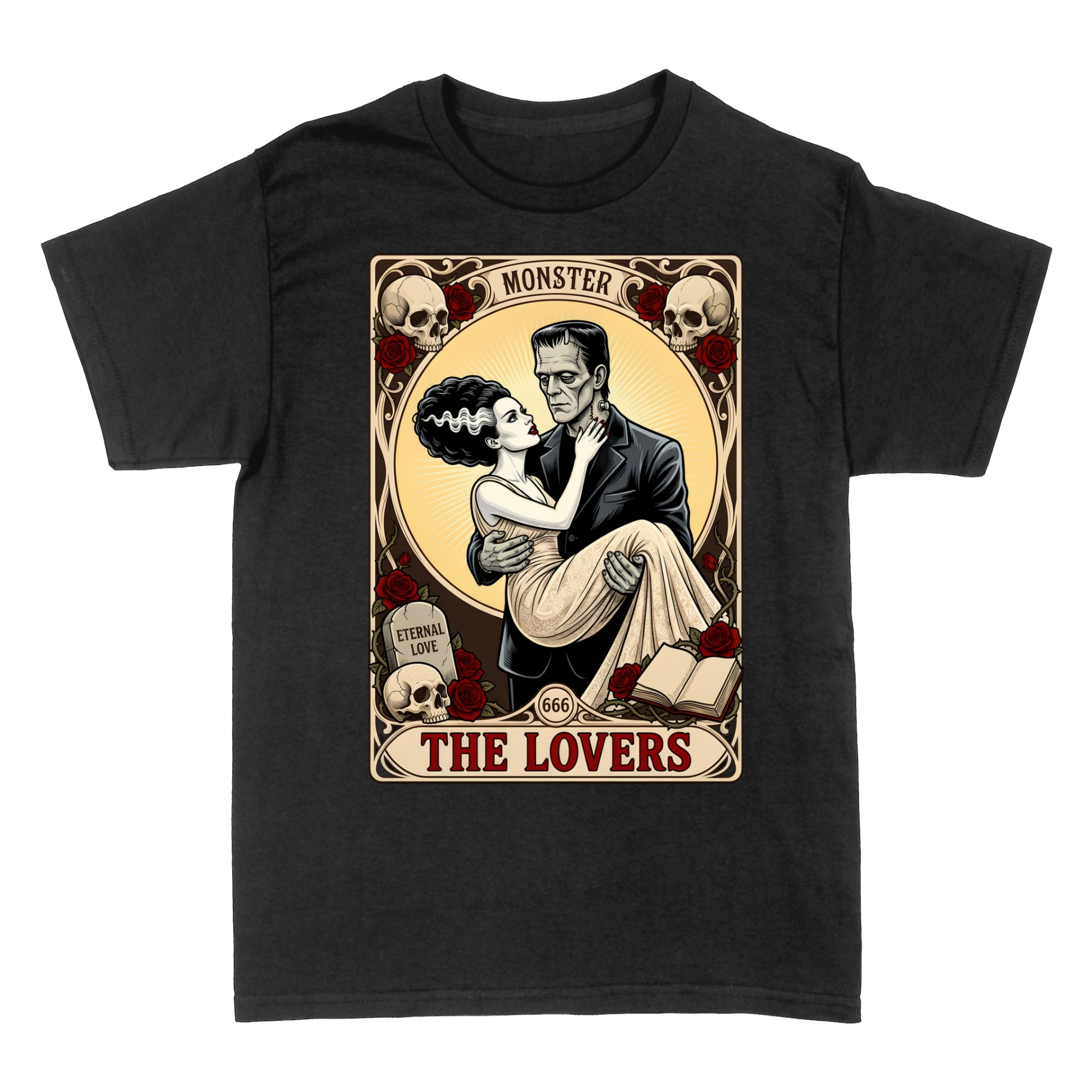 T-shirts: Gothic Krankenschwester Monster Tarotkarte