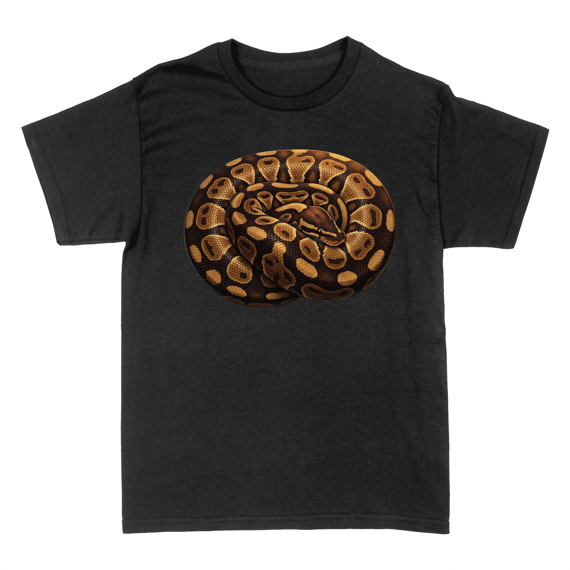 T-shirts: Realistische K&ouml;nigspython Schlangenkunst