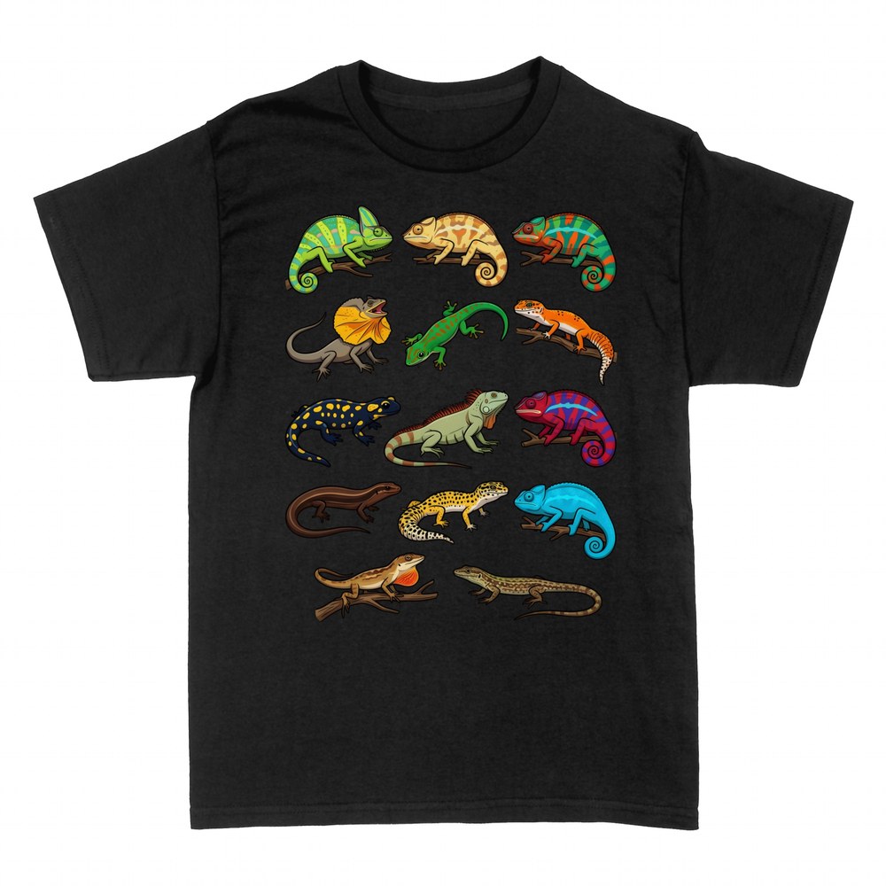 T-shirts: Reptilien und Echsen Illustration