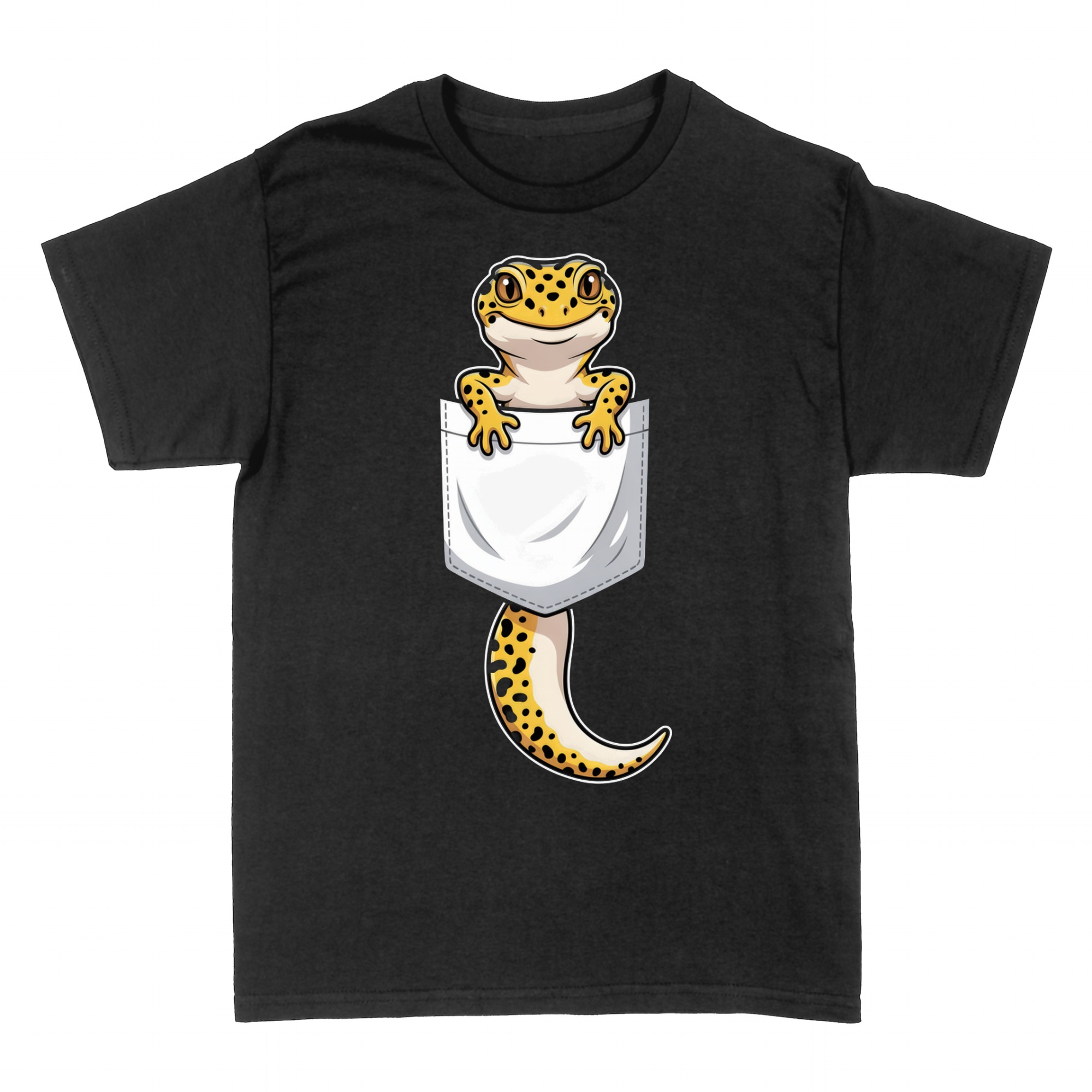 T-shirts: S&uuml;&szlig;er Leopardgecko in Tasche