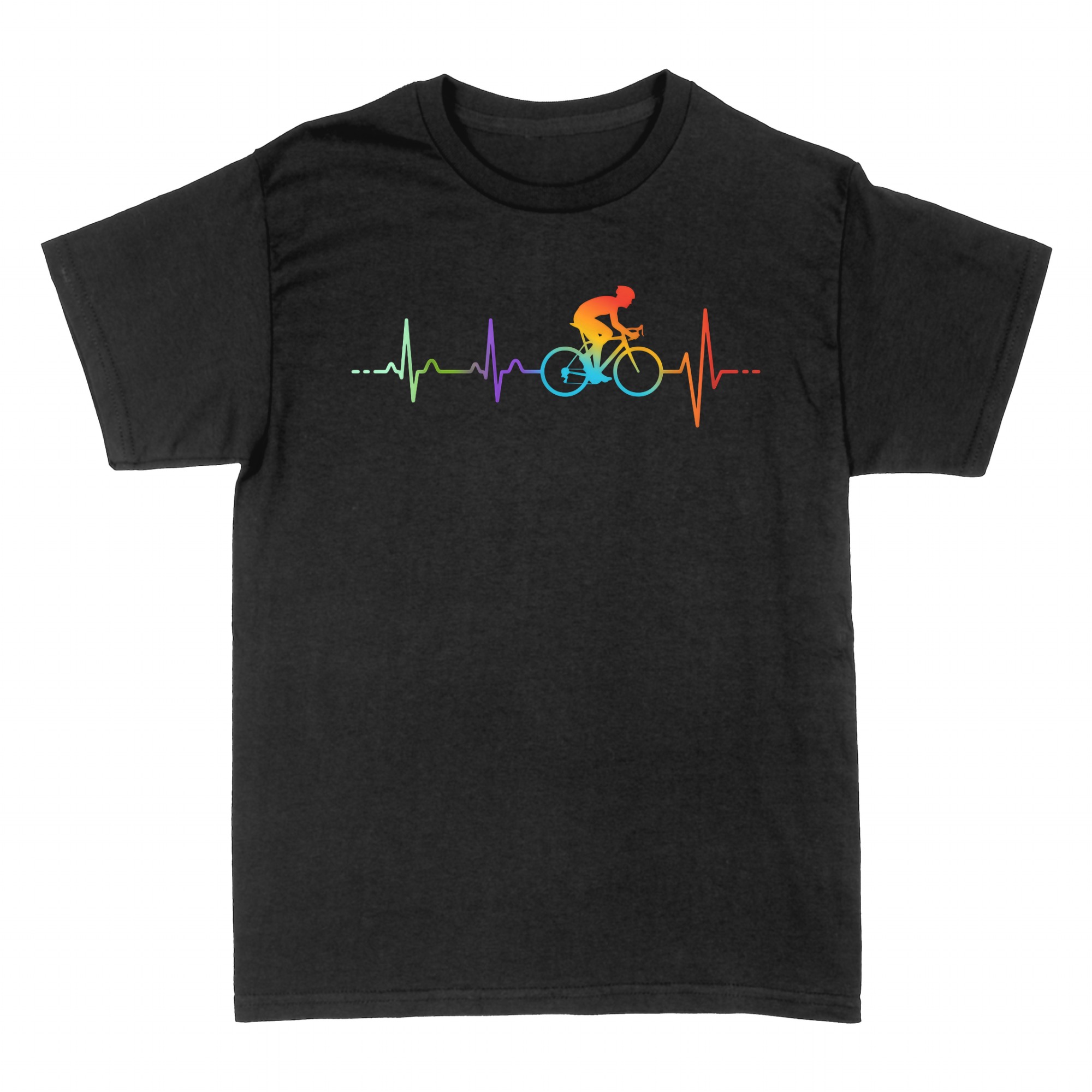 T-shirts: Radfahrer Herzschlag EKG T-Shirt