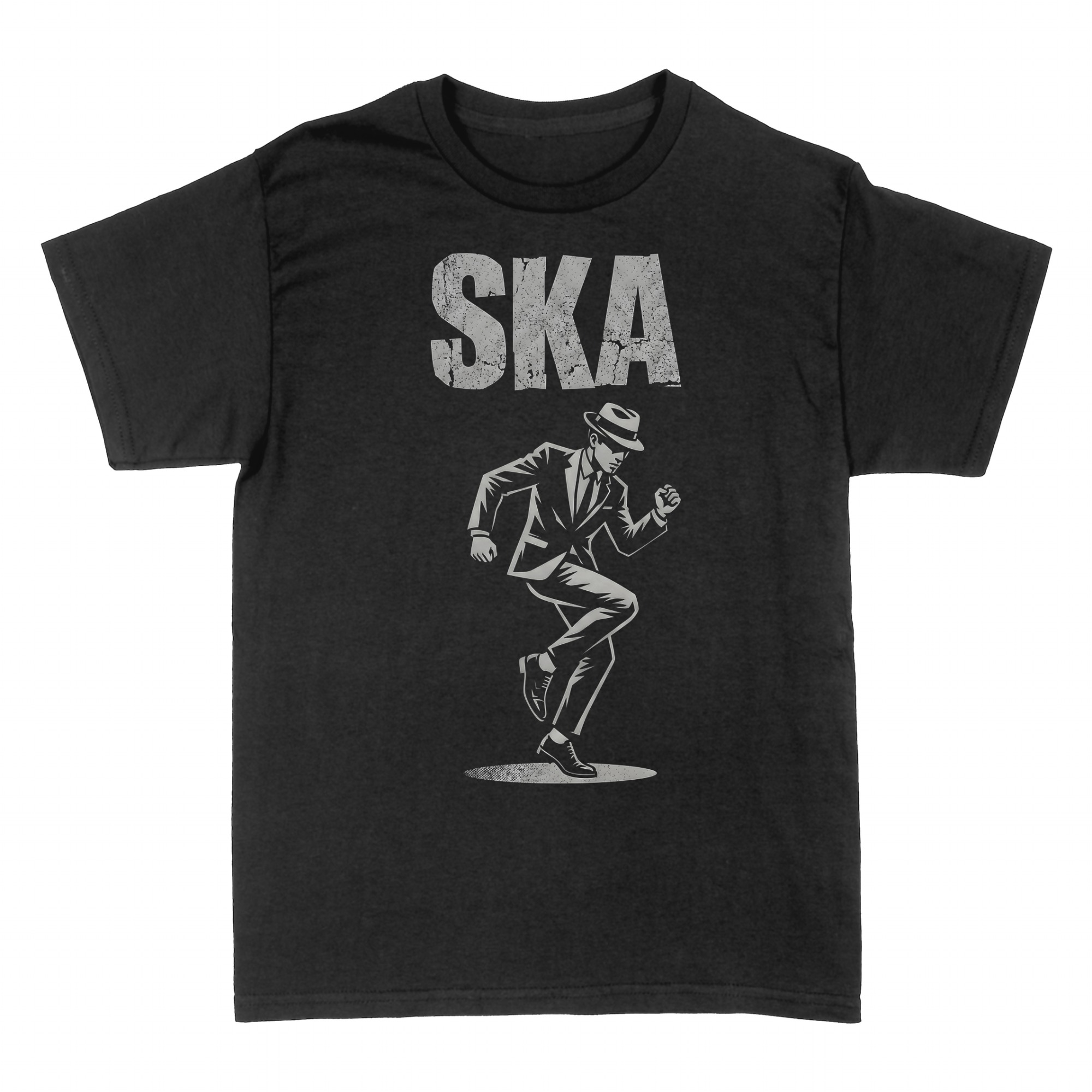 T-shirts: Ska 2-Tone Schachbrettmuster Retro