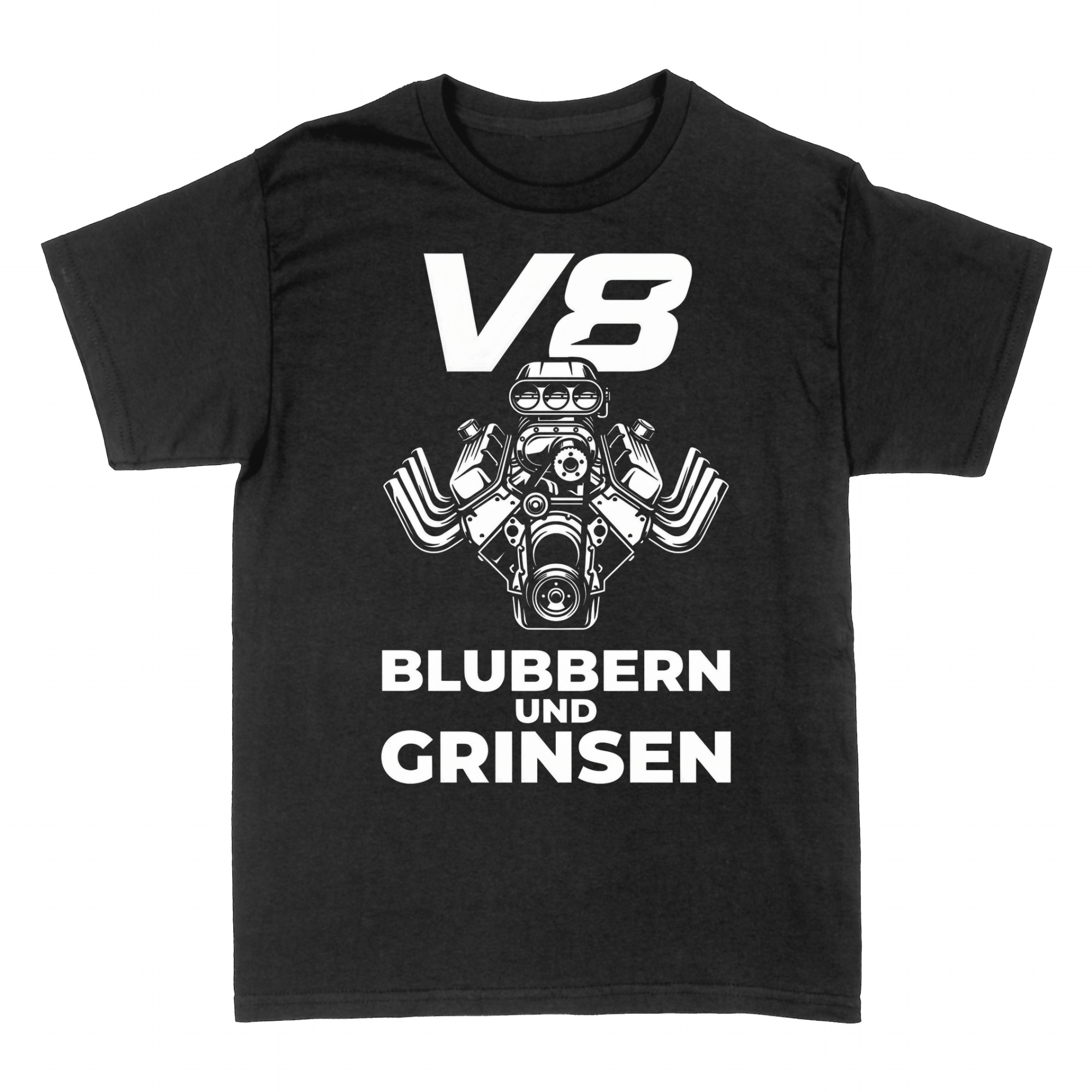 T-shirts: V8-Motor Blubbern und Grinsen