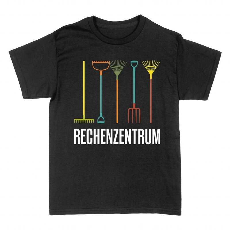T-shirts: Rechenzentrum Gartenger&auml;te Wortspiel