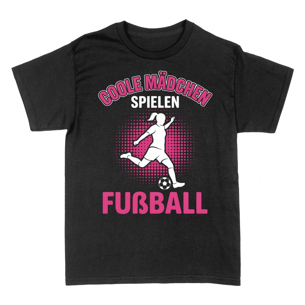 T-shirts: Coole M&auml;dchen spielen Fu&szlig;ball