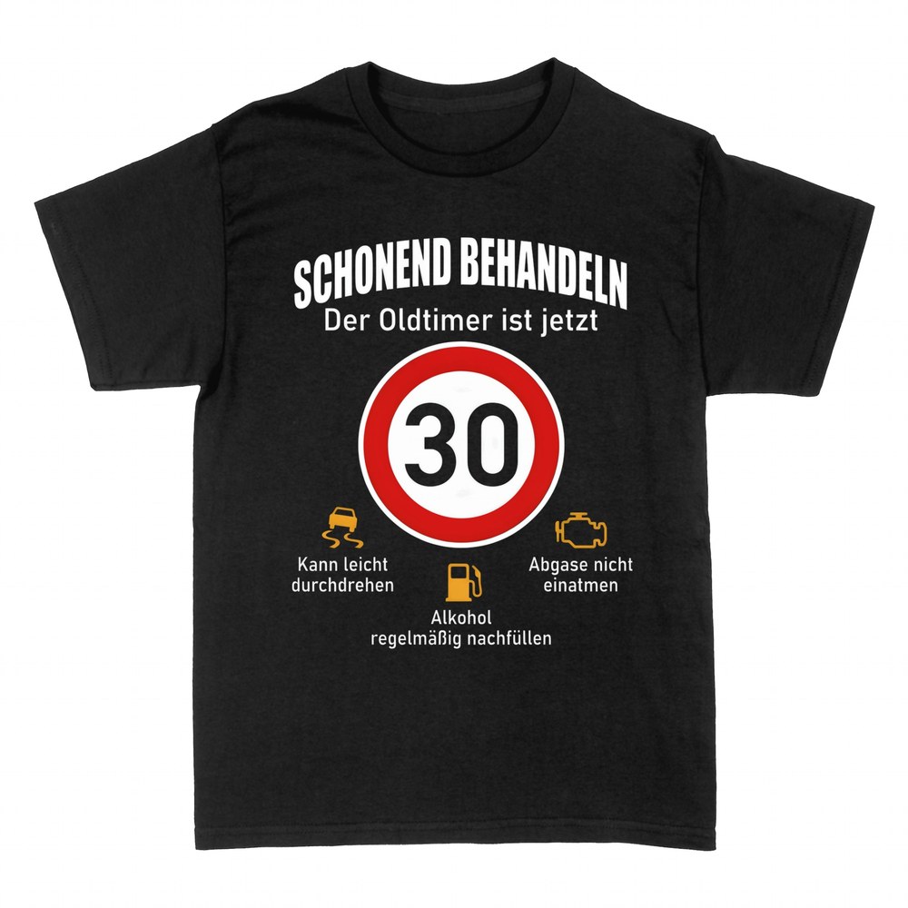 T-shirts: Schonend behandeln: Oldtimer ist 30