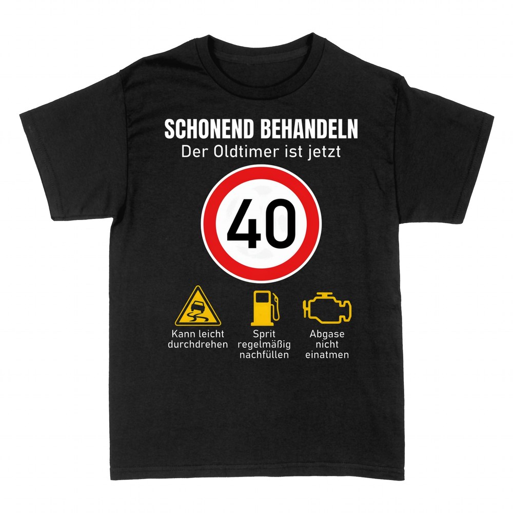 T-shirts: Der Oldtimer ist jetzt 40