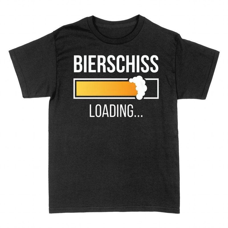 T-shirts: Bierschiss loading - lustiger Ladebalken