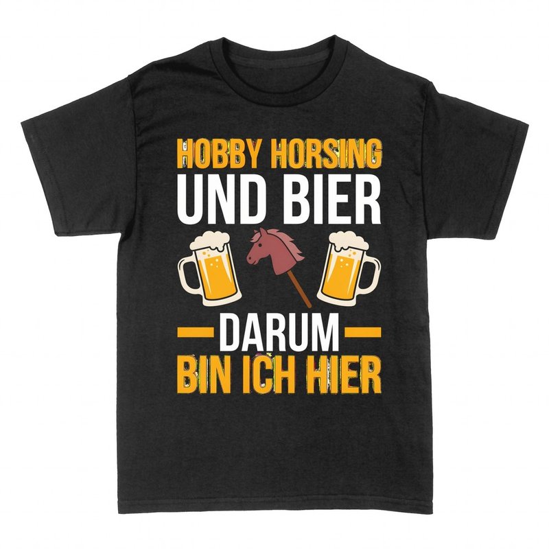T-shirts: Hobby Horsing und Bier