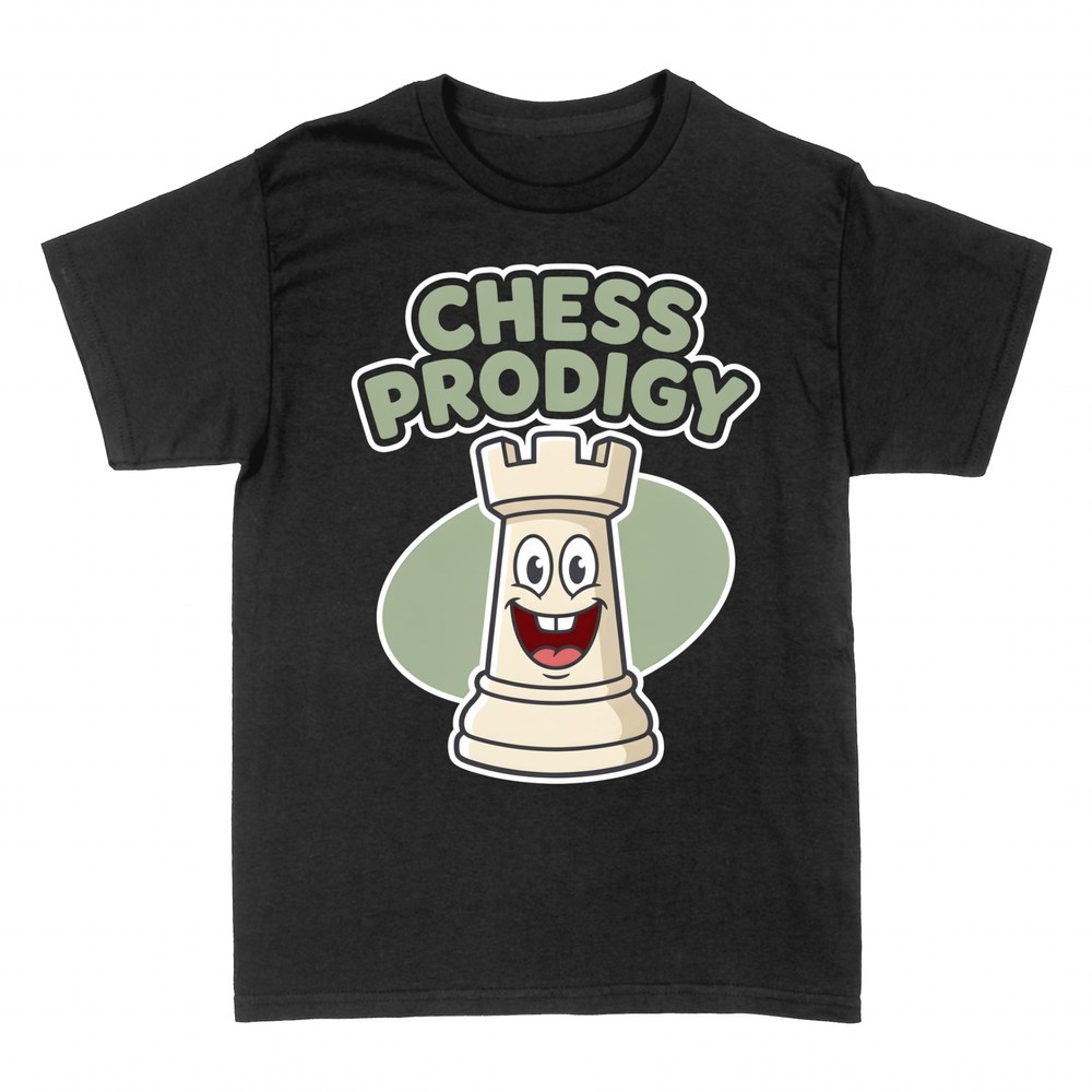 T-shirts: Schachgenie mit lachendem Turm