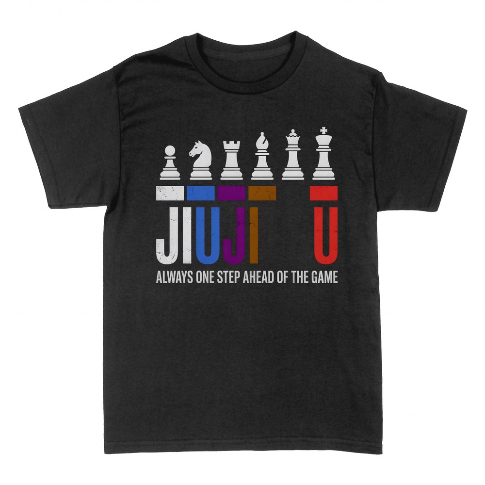T-shirts: Jiu-Jitsu Schach mit G&uuml;rtelfarben