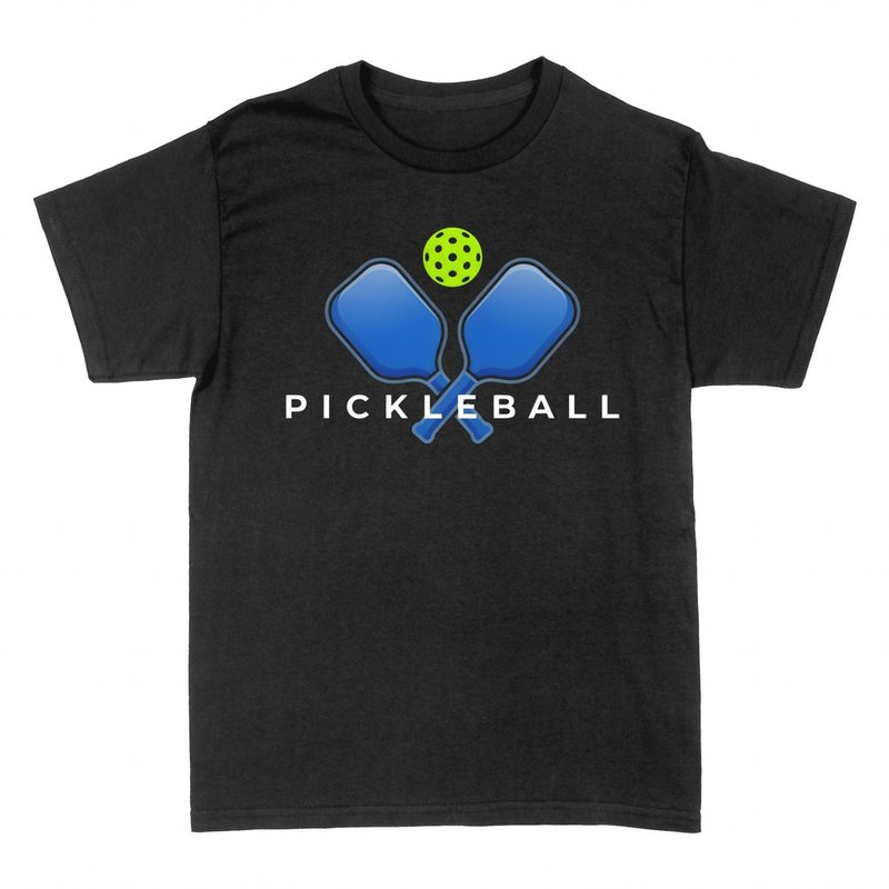 T-shirts: Gekreuzte Pickleball-Schl&auml;ger
