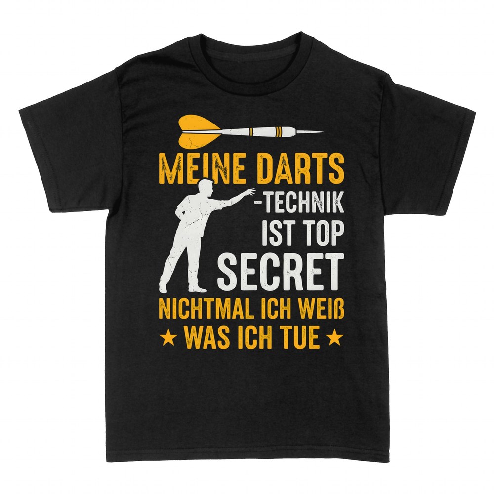 T-shirts: Darts-Technik ist top secret
