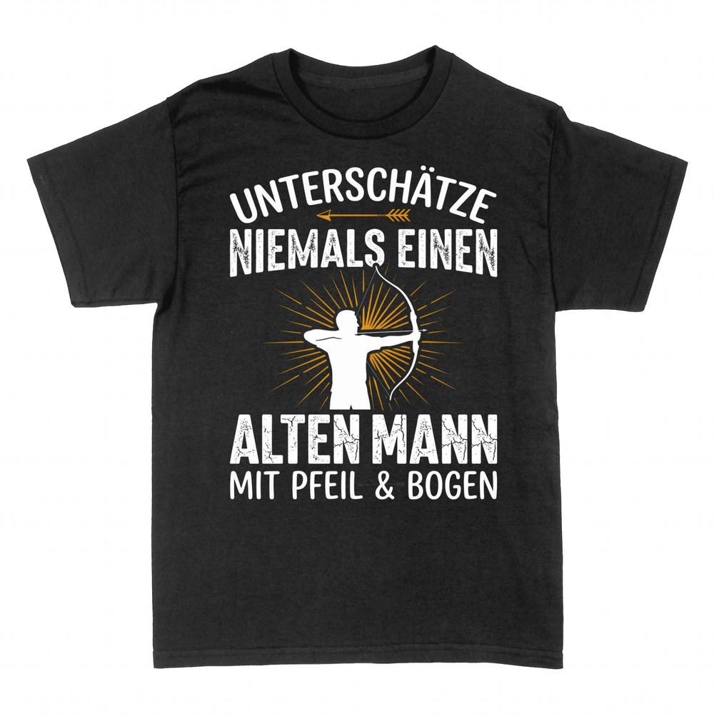 T-shirts: Alter Mann mit Pfeil & Bogen