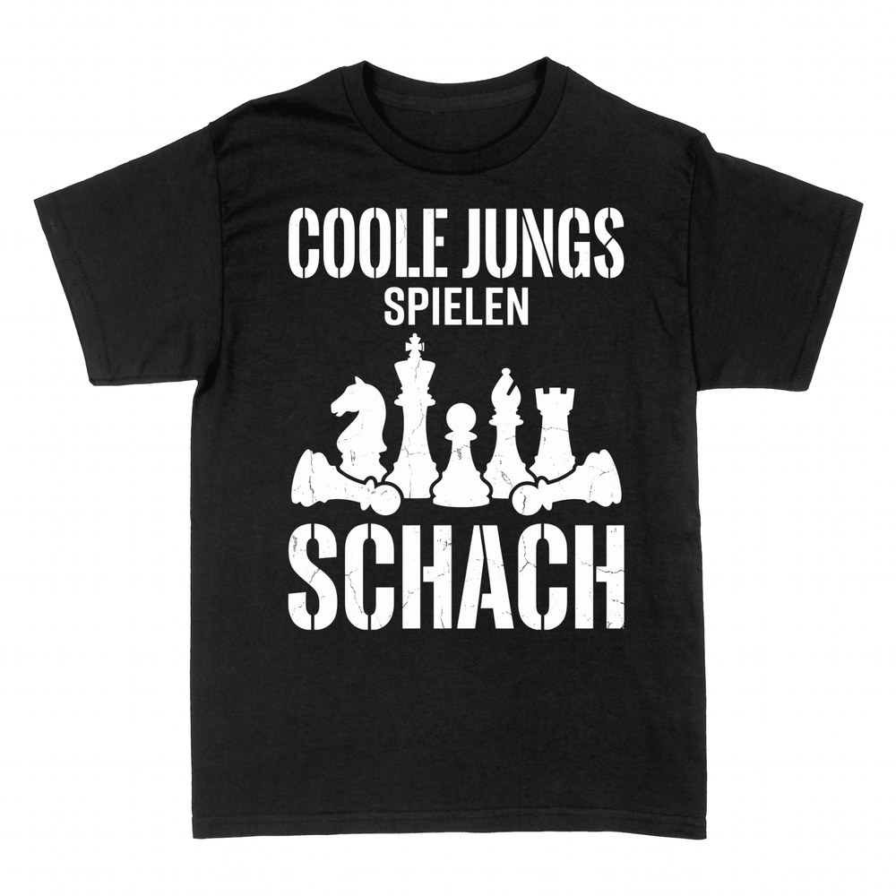 T-shirts: Coole Jungs spielen Schach