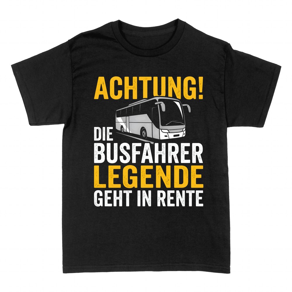 T-shirts: Busfahrer Legende geht in Rente