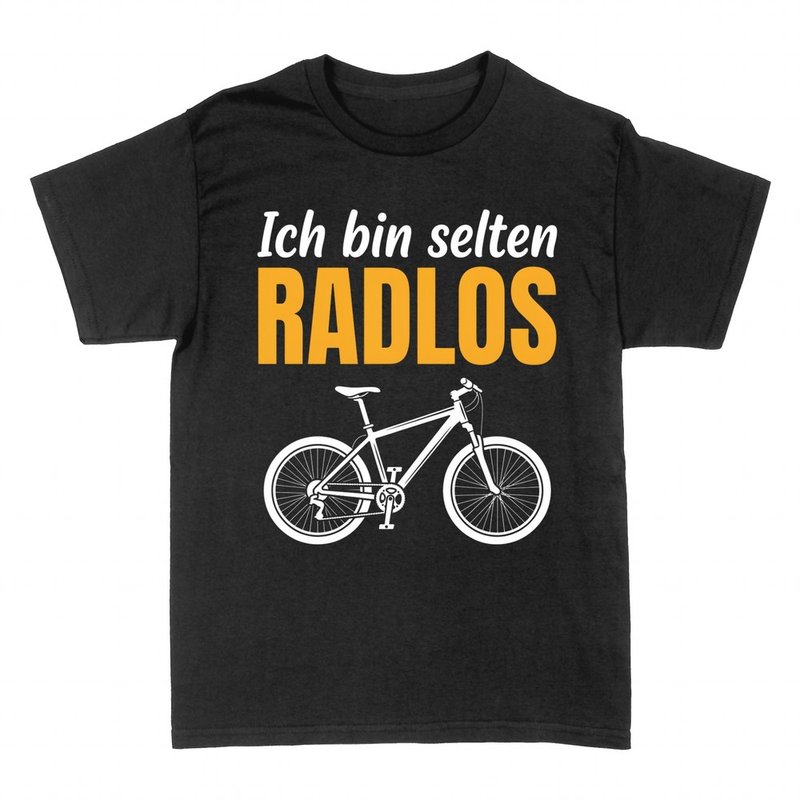 T-shirts: Ich bin selten radlos Fahrrad-Spruch