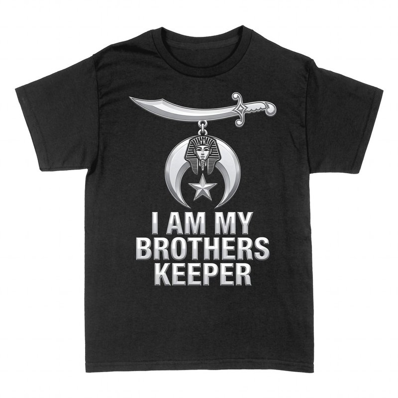 T-shirts: Bruderschaft-Emblem mit Krumms&auml;bel und Stern