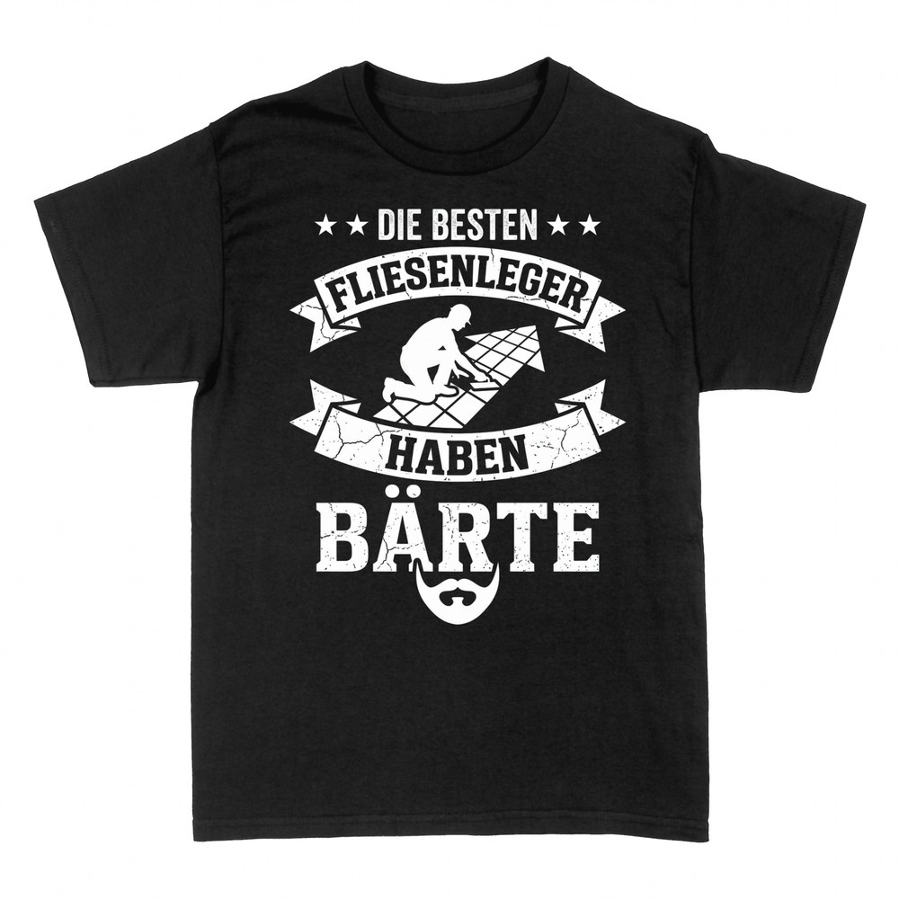 T-shirts: Die besten Fliesenleger haben B&auml;rte