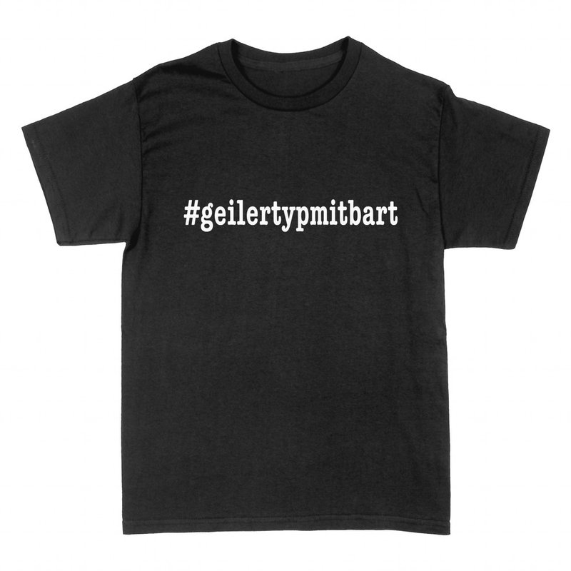 T-shirts: Geiler Typ mit Bart Hashtag