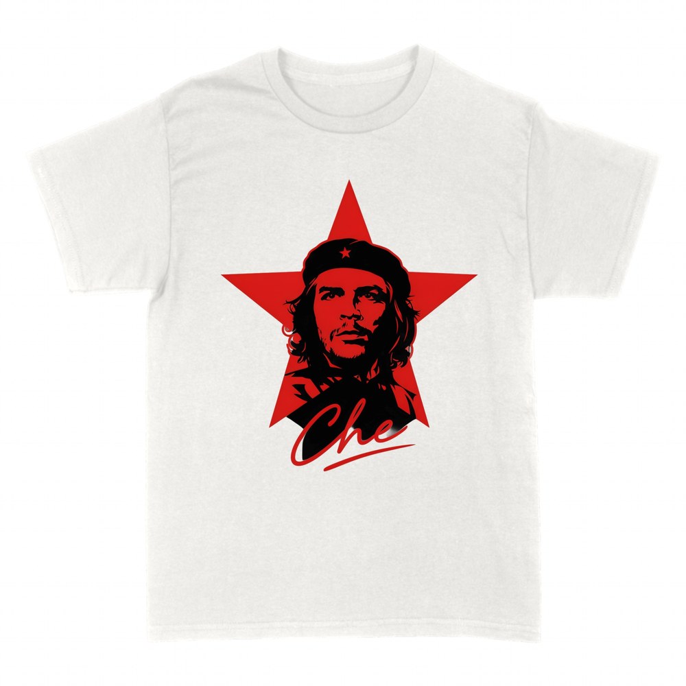T-shirts: Che-Portr&auml;t mit rotem Stern