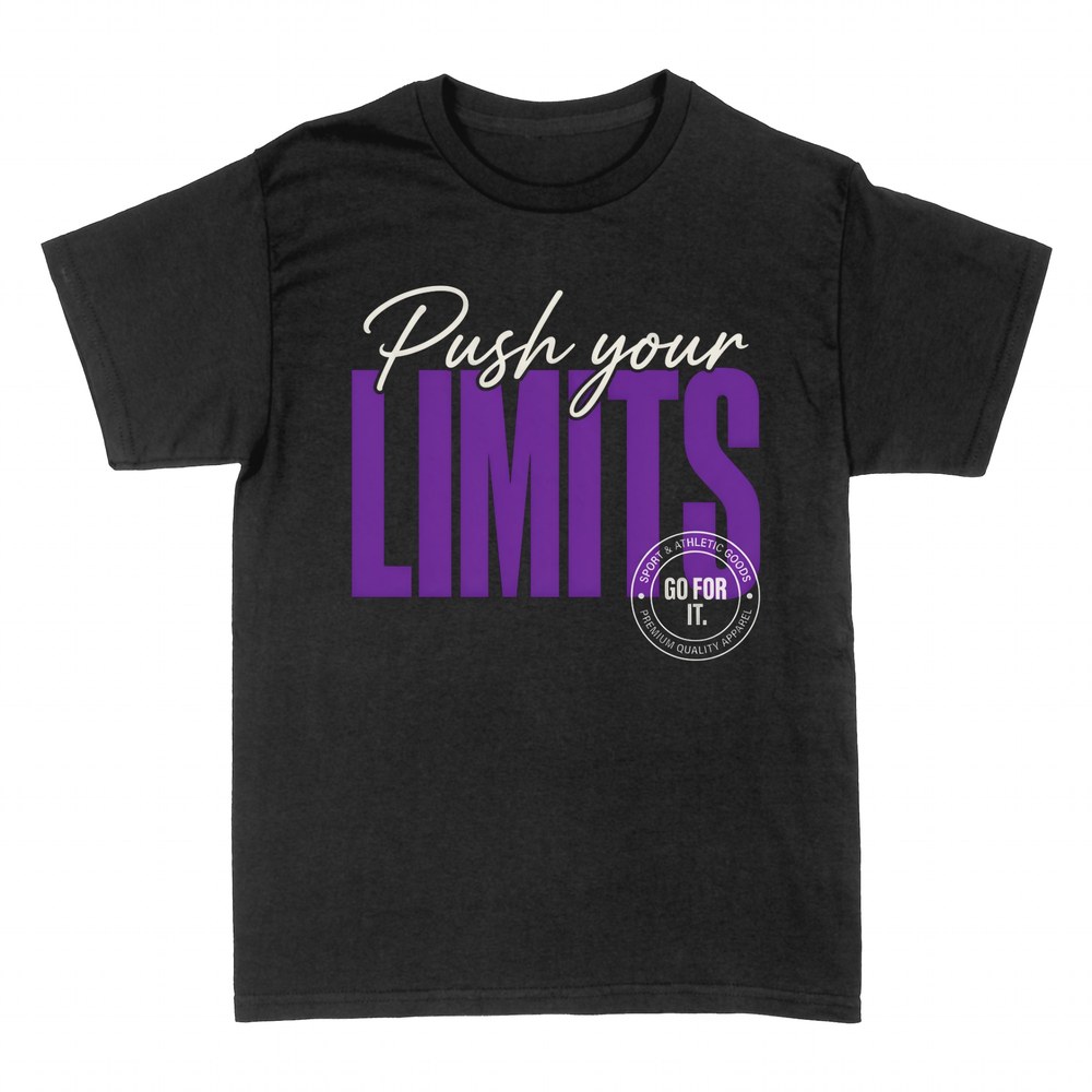 T-shirts: Push your Limits Gym-Motivation