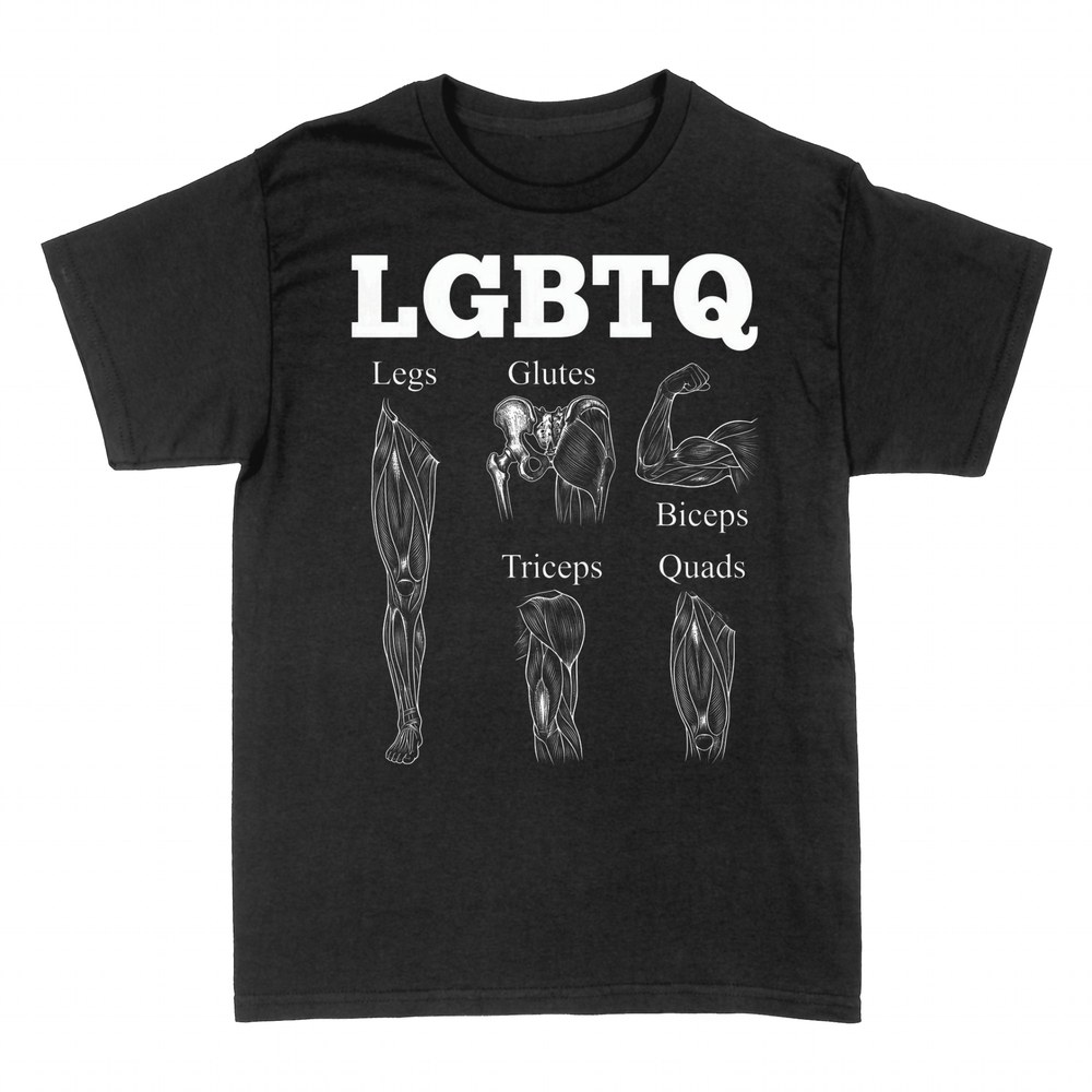 T-shirts: LGBTQ Muskel-Akronym Gym