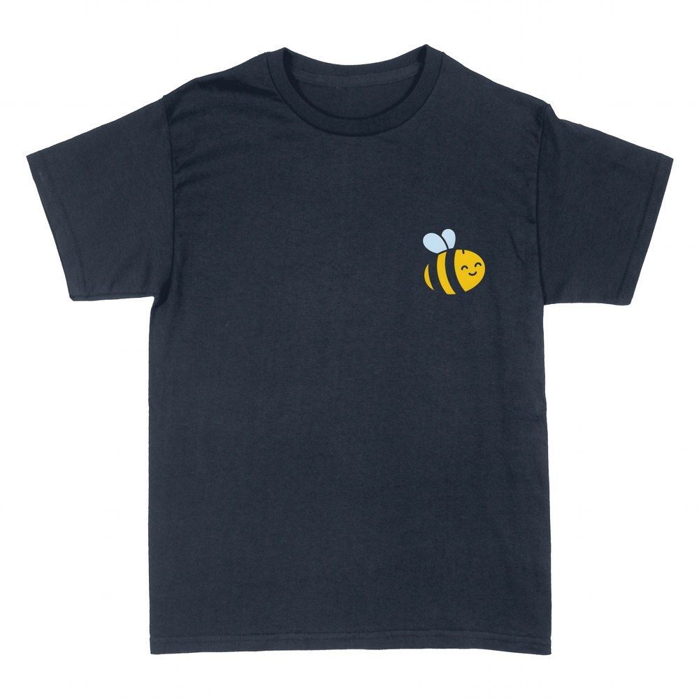 T-shirts: Let it bee mit l&auml;chelnder Biene