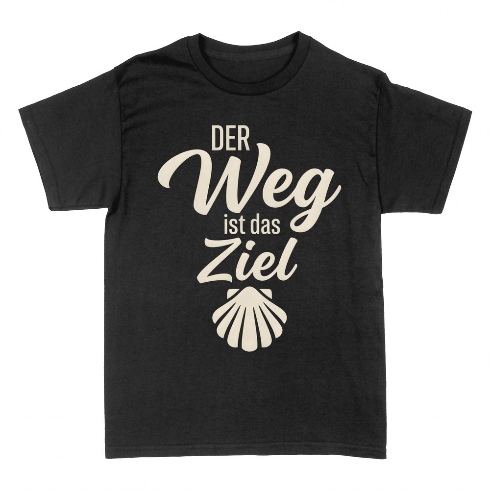 T-shirts: Der Weg ist das Ziel Pilgermuschel