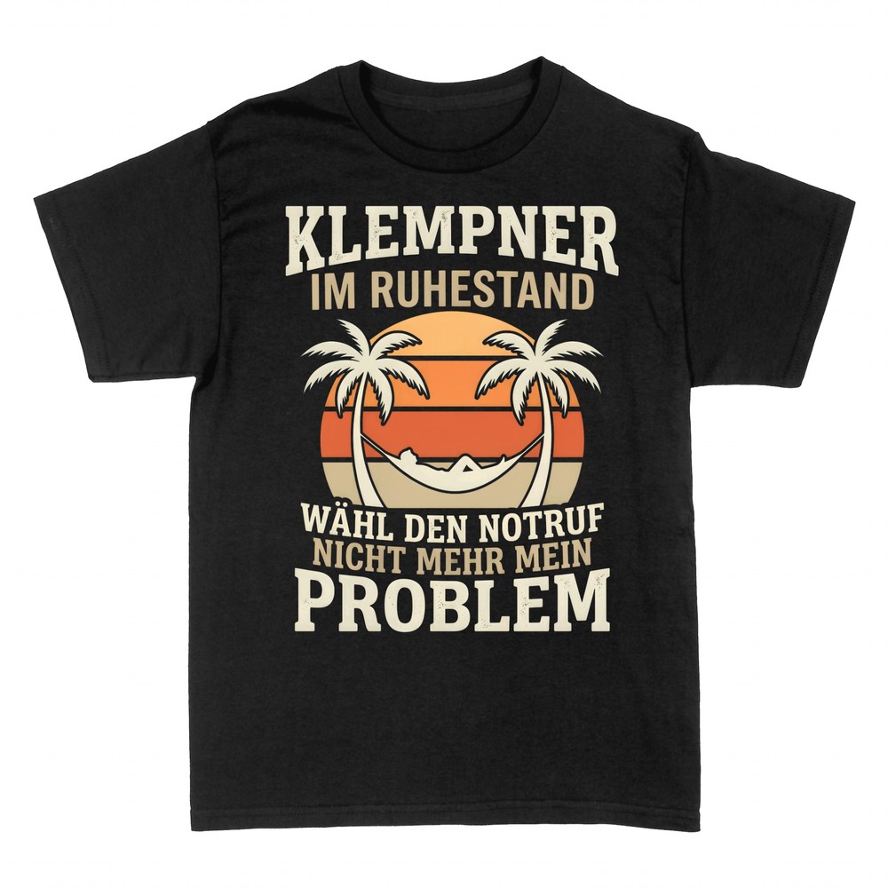 T-shirts: Klempner im Ruhestand, kein Notruf mehr